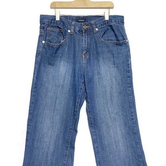 Bogari Blue Jeans Women's Size 10 Dark Wash Blue With Embellished Back Pockets - Picture 3 of 8